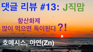 댓글 리뷰 #13: 항산화제 많이 먹으면 독이된다?! #기능의학, #비타민