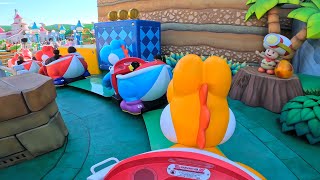 [4K] Yoshi's Adventure Ride in Super Nintendo Land | Universal Studios Japan 2022