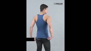 Dollar Bigboss Men's Multicolour BB19 Gym Vest