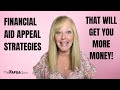 Financial Aid Appeal Strategies That Can Get You More Money! 💰