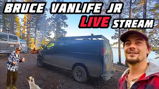 Bruce Vanlife Jr Is Live !!    Let’s Talk About The Subscriber Meet up Camping Trip This Weekend !!