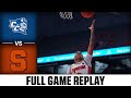 Central Connecticut vs. Syracuse Full Game Replay | 2023-24 ACC Women’s Basketball