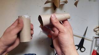 DIY- Como hacer un Gallo o gallina con tubos de papel higienico