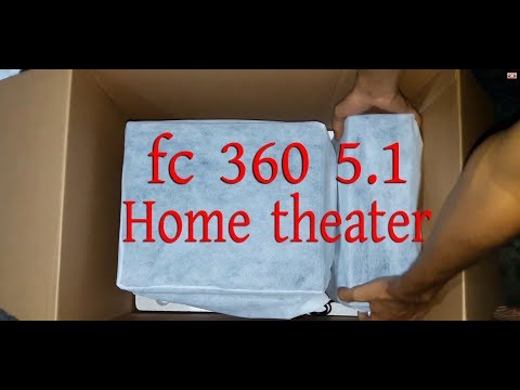 Microlab fc 360 (5.1) Home Theater Unboxing and Installation Guide