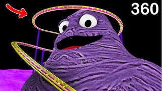 The Biggest Grimace Shake Roller Coaster