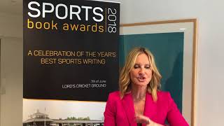 Jacquie Beltrao Interview at Sports Book Awards shortlist launch 2018