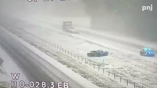 Amid Florida snow, highway patrol cruiser gets stuck and needs tow during winter storm