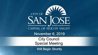 NOV 6, 2019 | City Council Special Meeting - Coyote Valley