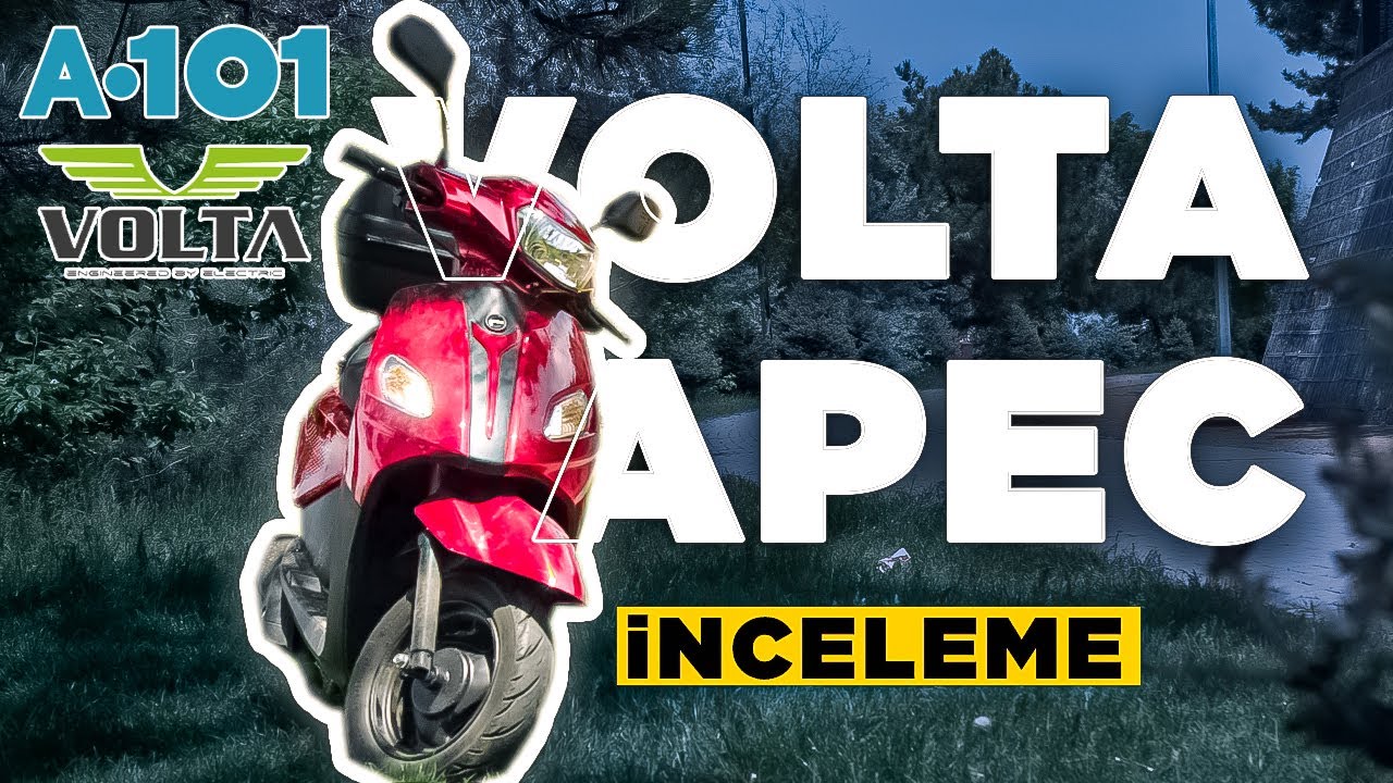 Volta APEC 49.4 CC Benzinli Moped | İNCELEME | A101 - YouTube