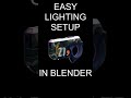 Simple Lighting Trick in Blender #shorts