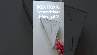 Unboxing IKEA TRIXIG Screwdriver, li-ion, 3.6 V