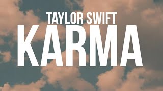 Taylor swift - KARMA