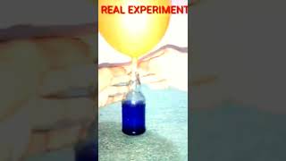 balloon experiment with bottle | inventor king #shorts