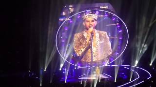 Queen with Adam Lambert  We Will Rock You & We Are the Champions  Boston 7 22 14