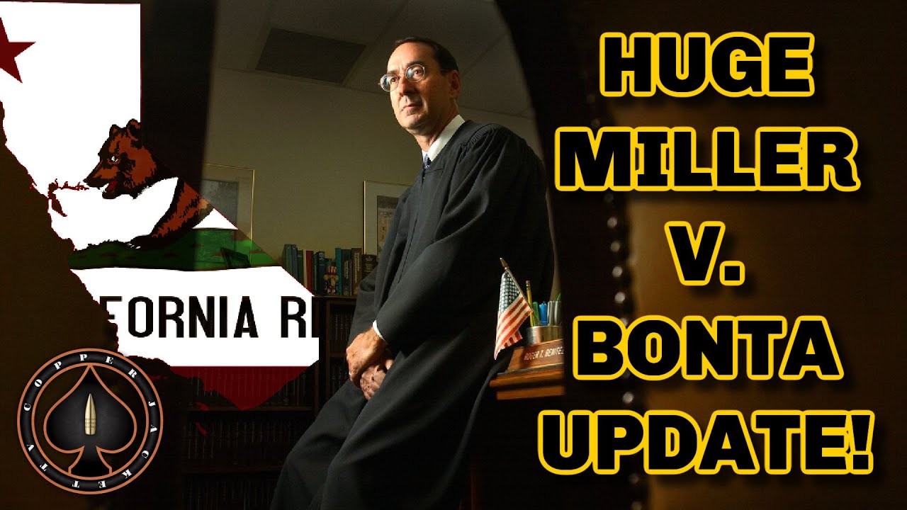 Rights Restored In California Miller V. Bonta UPDATE. - YouTube