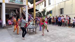 ၵႃႈၵွင်Tai long drum dance傣族象脚鼓舞