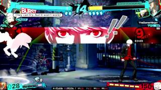 [P4AU] SkyFlare (Akihiko) vs. TheGamerNinja1 (Narukami) - Friendly Set