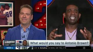 Deion Sanders: What would you say to Antonio Brown, Patriots beat Steelers 33-3