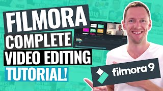 Wondershare Filmora - QUICK START Video Editing Tutorial!