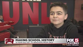 15-year-old to become UNLV's youngest graduate in school's history