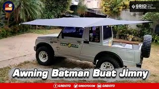 Awning Khusus Suzuki Jimny Katana, Ukuran Pas, Buat yang Suka Camping atau Off Road | GridOto News