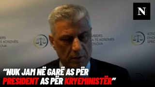 “Nuk jam në garë as për president as për kryeministër”:  Thaçi me tjetër fjalim të fuqishëm në Hagë