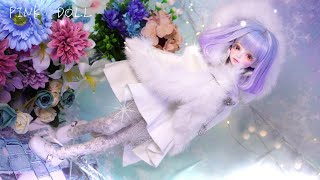 雪の女王 着せ替え プリンセス ドール お姫様 MYOU DOLL Snow Queen Zuzana BJD DOLL Unboxing Dress up