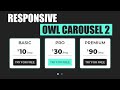 Responsive JS Slider With Owl Carousel 2 Plugin