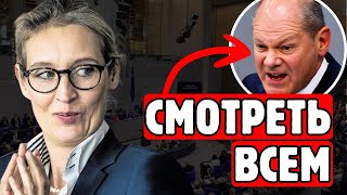 😱 Канцлер в БЕШЕНСТВЕ. 👉Алис Вайдель👈 слила информацию