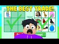 Trading DIAMOND UNICORN in A RICH ADOPT ME Server.. (BEST TRADES)