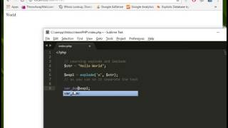Learning PHP explode and implode for beginners