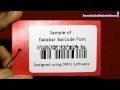 Barcode Maker Software to print designed barcode labels on different types of sheets