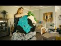 art vlogs. making of a wool tapestry