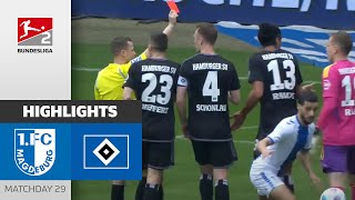 HSV Come Back With 10 Men! | 1. FC Magdeburg - Hamburger SV 2-2 | Highlights | M