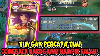 COMEBACK TER-GG DIMUKA BUMI! DI TROLL TIM SENDIRI? | Top Global Lesley Build Tersakit