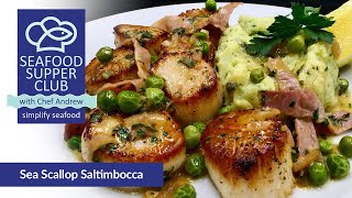 Sea Scallop Saltimbocca Recipe - Big Y Seafood Supper Club with Chef Andrew