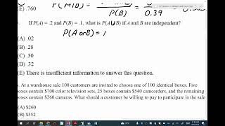 AP Statistics Exam Review - Unit 4 (#1-21)