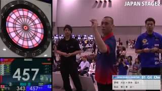 2012 STAGE2 JAPAN DOUBLES EXHIBITION 野崎 大志/鈴木 猛大 VS 粕谷 晋/恵 正一