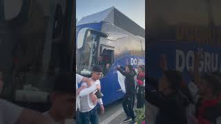 CHP mitingi sonrası Ak Parti seçim otobüsüyle mitinge katılan seçmenlerin karşılaşması…