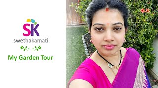 My Garden Tour USA || మా ఇంటి తోట, కూరగాయలు, పండ్లు మరియు పువ్వుల మొక్కలు.