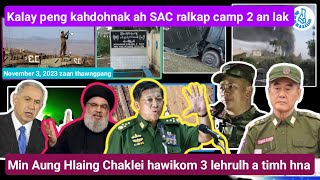 Nov 3, zaan: Khampat khua kahdohnak a fak. Min Aung Hlaing lehrulhnak tuah a timh.