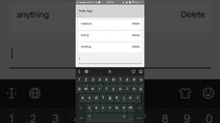 React Native | Simple Note app With AsyncStorage