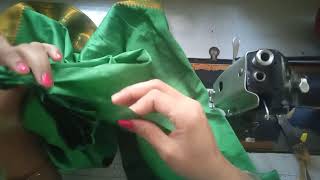 लहान मुलींची साडी / baby saree cutting and stitching