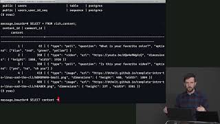 27. JSON in PostgreSQL