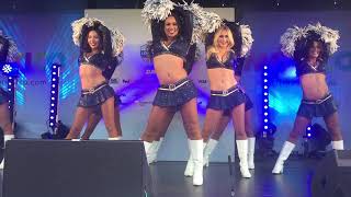 Los Angeles Rams Cheerleaders Performing at NFLUK TailGate Party, Twickenham Sta