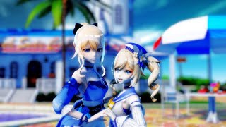 [Genshin Impact MMD] Summer Idol / サマーアイドル - Jean \u0026 Barbara