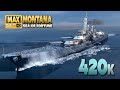 Battleship Montana enters the +400k damage club - World of Warships