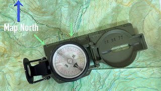 How to adjust Magnetic Declination on a Lensatic Compass