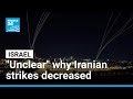 Iranian strikes on Israel decrease, although cause remains 