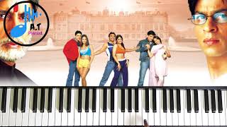 (One min piano tutorial) Mohabbatein love theme